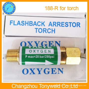 188R oxígeno flashback arrestor para la antorcha de soldadura